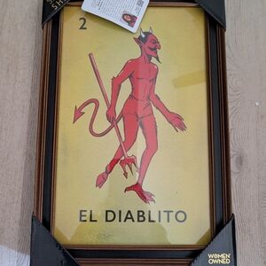 El Diablito Framed Art Print